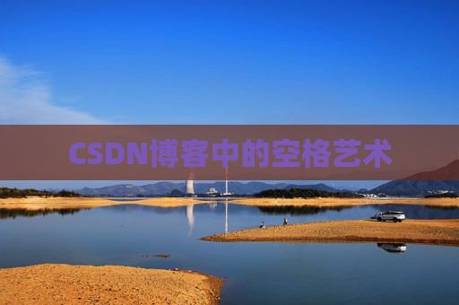 CSDN博客中的空格艺术
